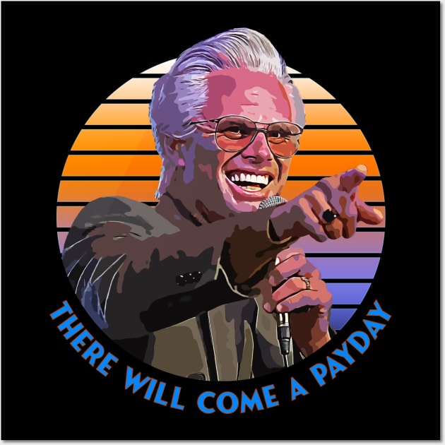 Baby Billy Freeman - Sunset Vintage Retro / Synthwave Wall Art by Tv Moments